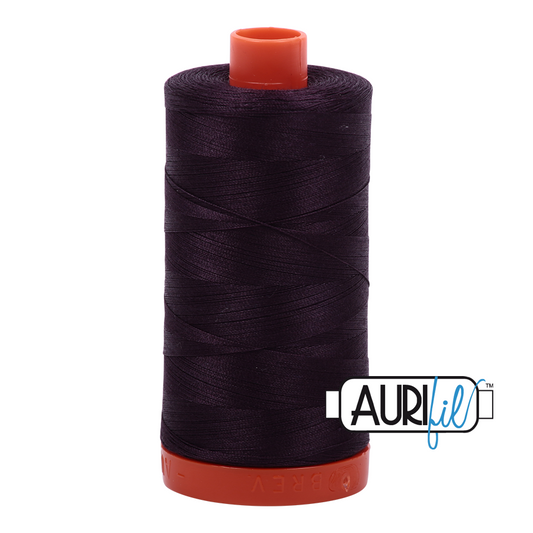 2570 AUBERGINE 50 WT MAKO COTTON LARGE SPOOL | 1300 MT.