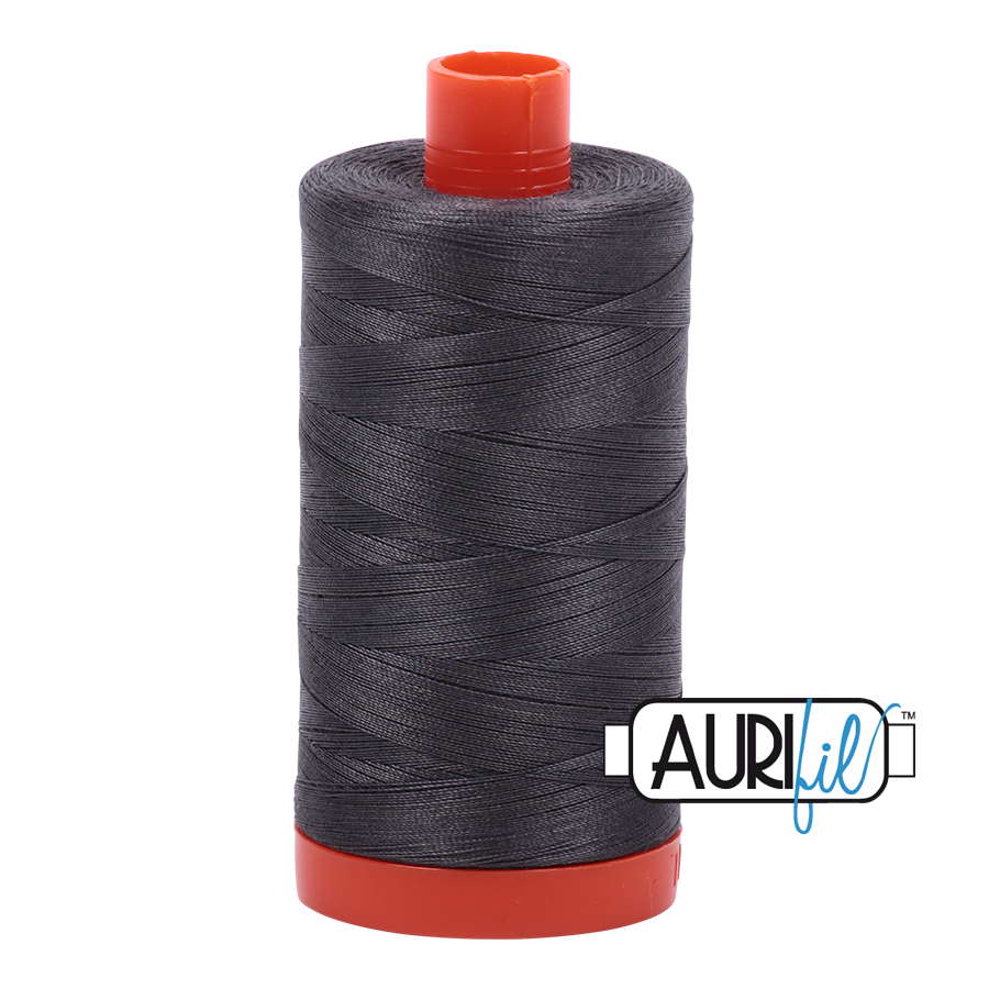 2630 DARK PEWTER 50 WT MAKO COTTON LARGE SPOOL | 1300 MT.