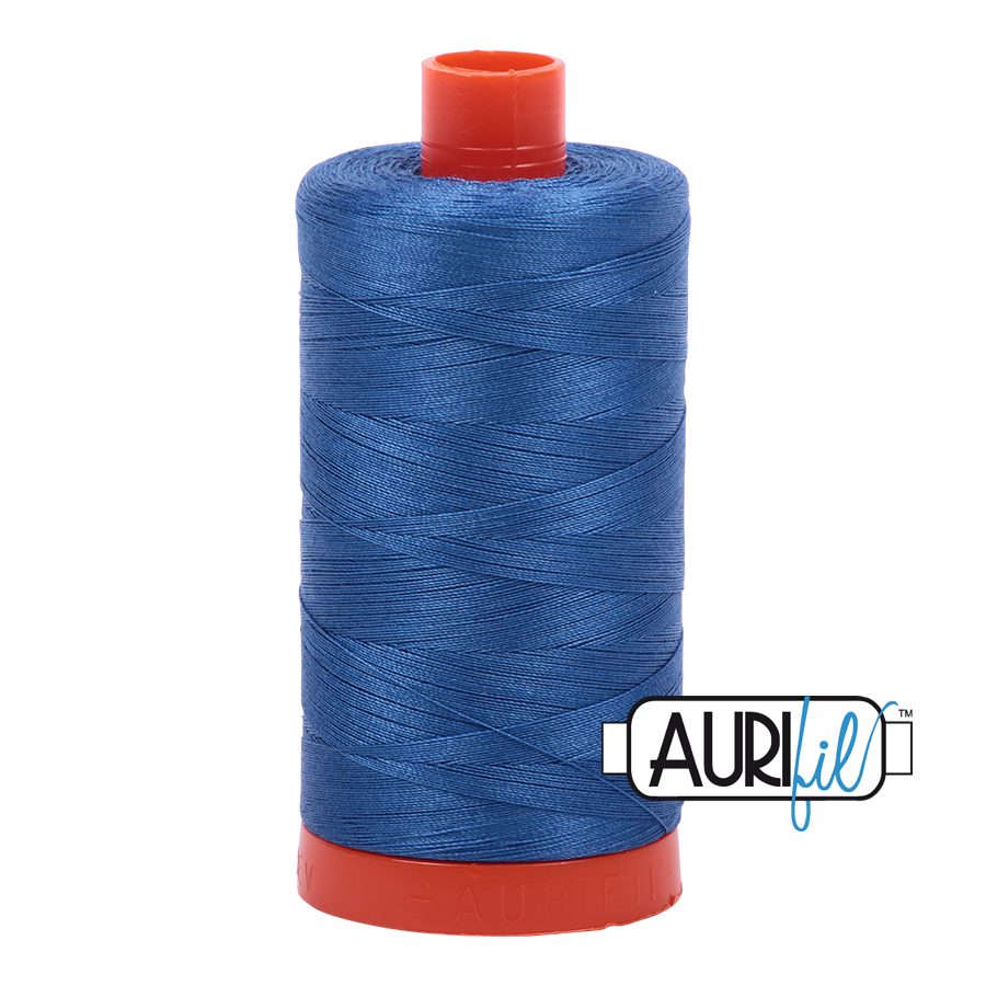 2730 DELFT BLUE 50 WT MAKO COTTON LARGE SPOOL | 1300 MT.