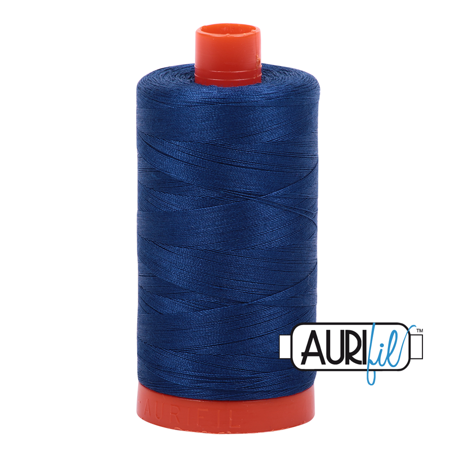 2780 DARK DELFT BLUE 50 WT MAKO COTTON LARGE SPOOL | 1300 MT.