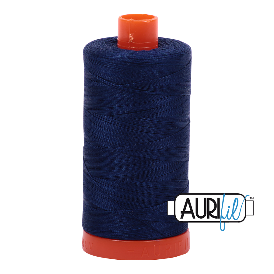 2784 DARK NAVY 50 WT MAKO COTTON LARGE SPOOL | 1300 MT.