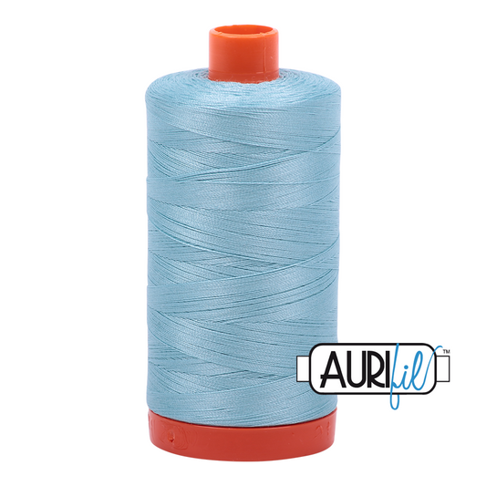 2805 LIGHT GREY TURQUOISE 50 WT MAKO COTTON LARGE SPOOL | 1300 MT.