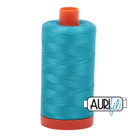 2810 TURQUOISE 50 WT MAKO COTTON LARGE SPOOL | 1300 MT.