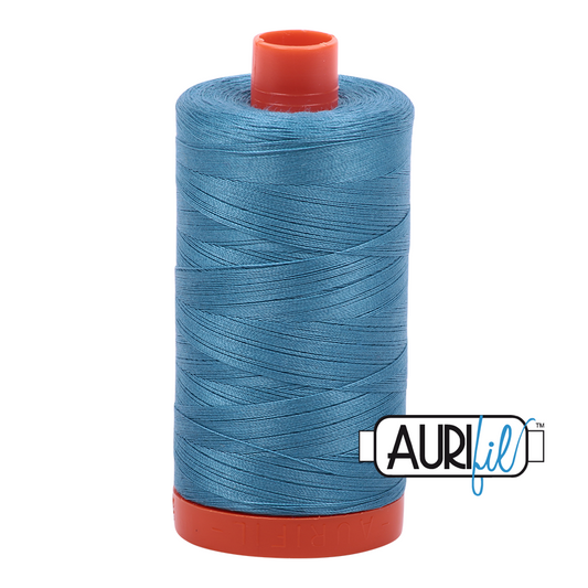 2815 TEAL 50 WT MAKO COTTON LARGE SPOOL | 1300 MT.