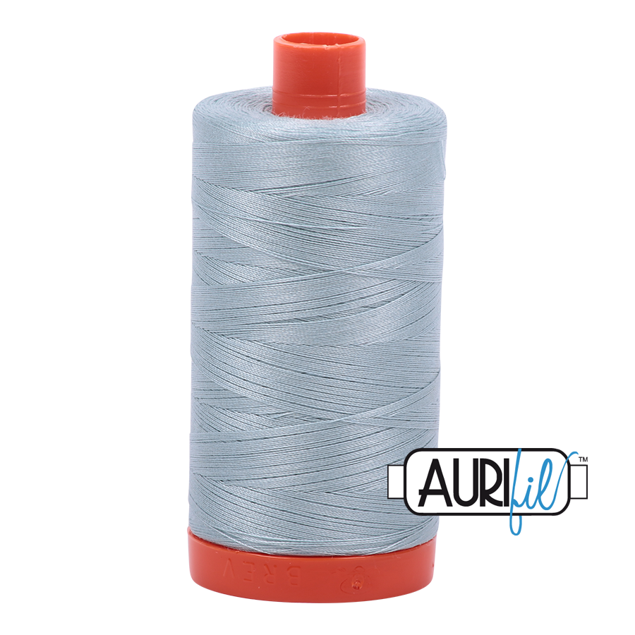 2847 BRIGHT GREY BLUE 50 WT MAKO COTTON LARGE SPOOL | 1300 MT.