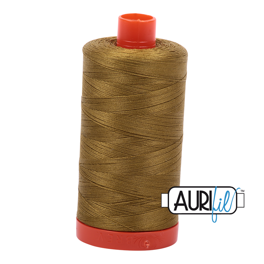 2910 MEDIUM OLIVE 50 WT MAKO COTTON LARGE SPOOL | 1300 MT.