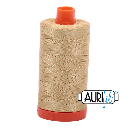 2915 VERY LIGHT BRASS 50 WT MAKO COTTON LARGE SPOOL | 1300 MT.