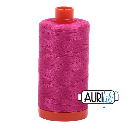 4020 FUCHSIA 50 WT MAKO COTTON LARGE SPOOL | 1300 MT.