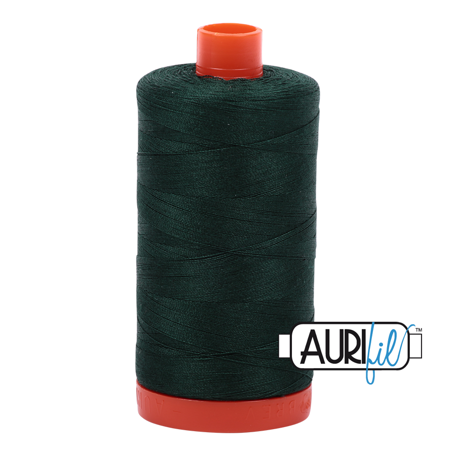 4026 FOREST GREEN 50 WT MAKO COTTON LARGE SPOOL | 1300 MT.