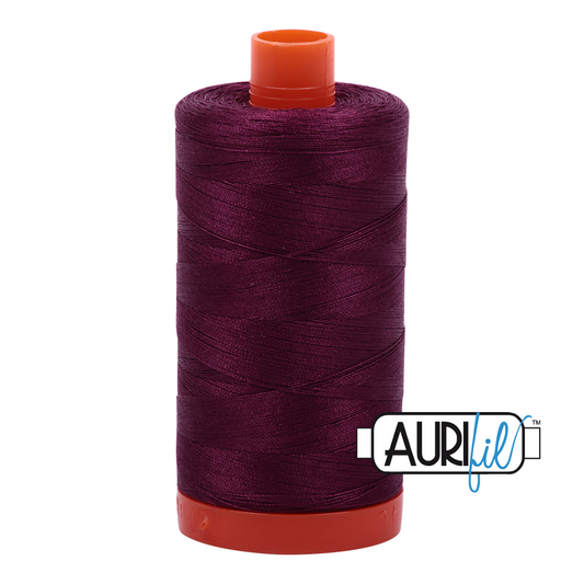 4030 PLUM 50 WT MAKO COTTON LARGE SPOOL | 1300 MT.
