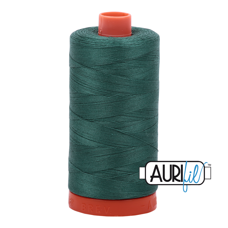 4129 TURF GREEN 50 WT MAKO COTTON LARGE SPOOL | 1300 MT.