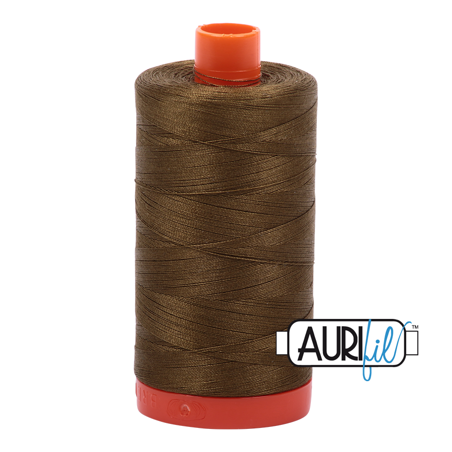 4173 DARK OLIVE 50 WT MAKO COTTON LARGE SPOOL | 1300 MT.
