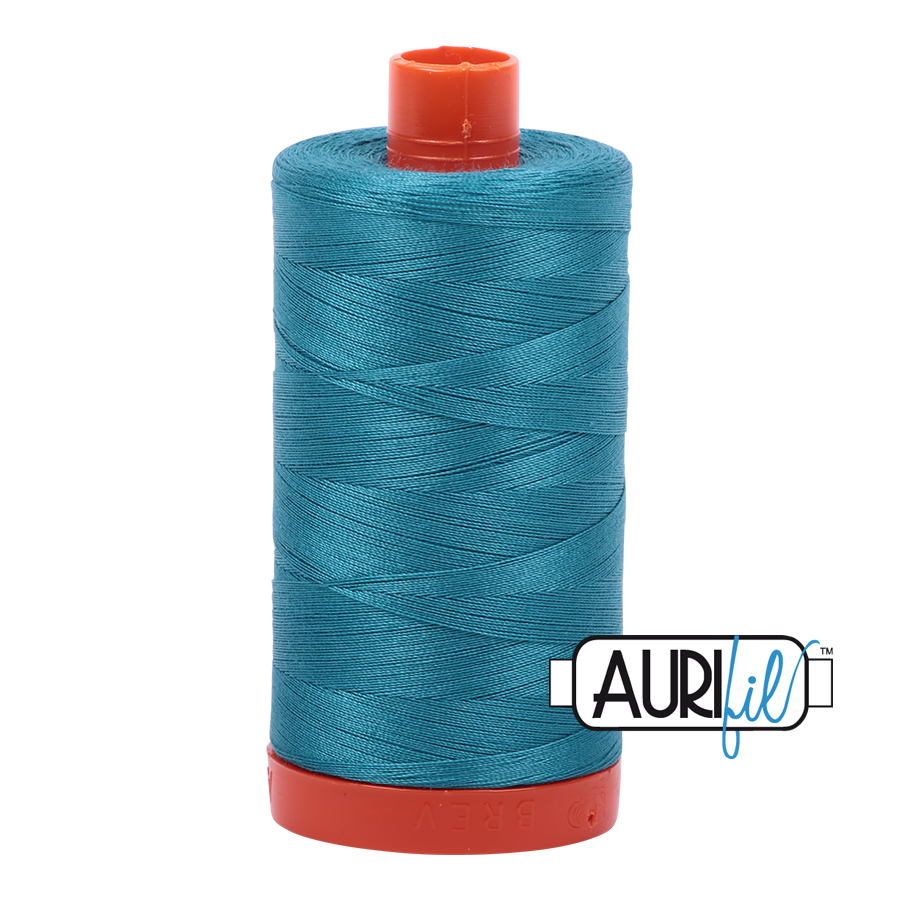 4182 DARK TURQUOISE 50 WT MAKO COTTON LARGE SPOOL | 1300 MT.