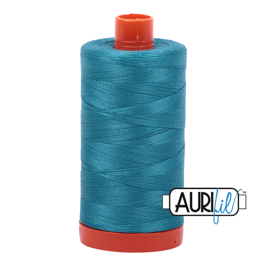 4182 DARK TURQUOISE 50 WT MAKO COTTON LARGE SPOOL | 1300 MT.