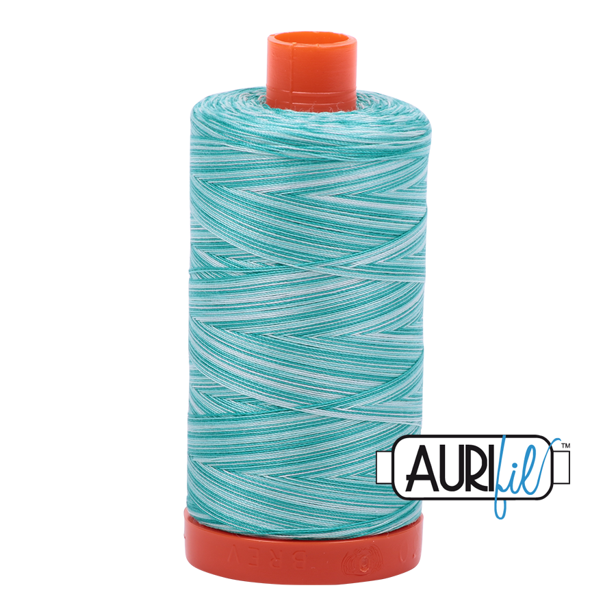 4654 TURQUOISE FOAM 50 WT MAKO COTTON LARGE SPOOL | 1300 MT.