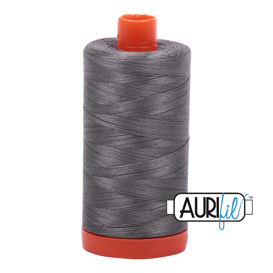 5004 GREY SMOKE 50 WT MAKO COTTON LARGE SPOOL | 1300 MT.