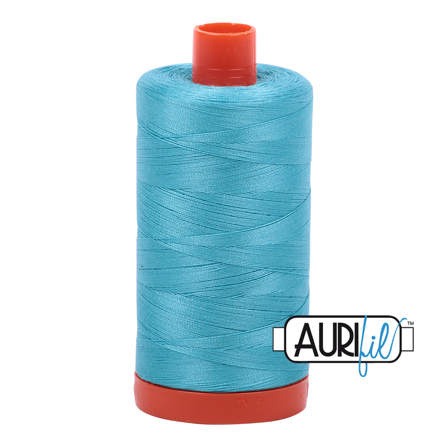 5005 BRIGHT TURQUOISE 50 WT MAKO COTTON LARGE SPOOL | 1300 MT.