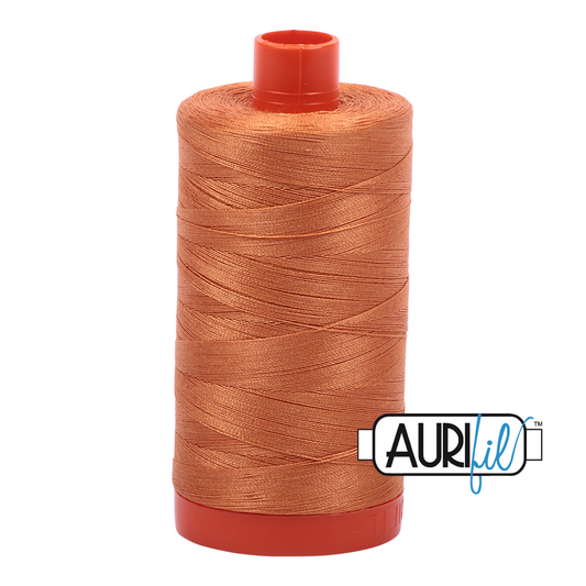 5009 MEDIUM ORANGE 50 WT MAKO COTTON LARGE SPOOL | 1300 MT.