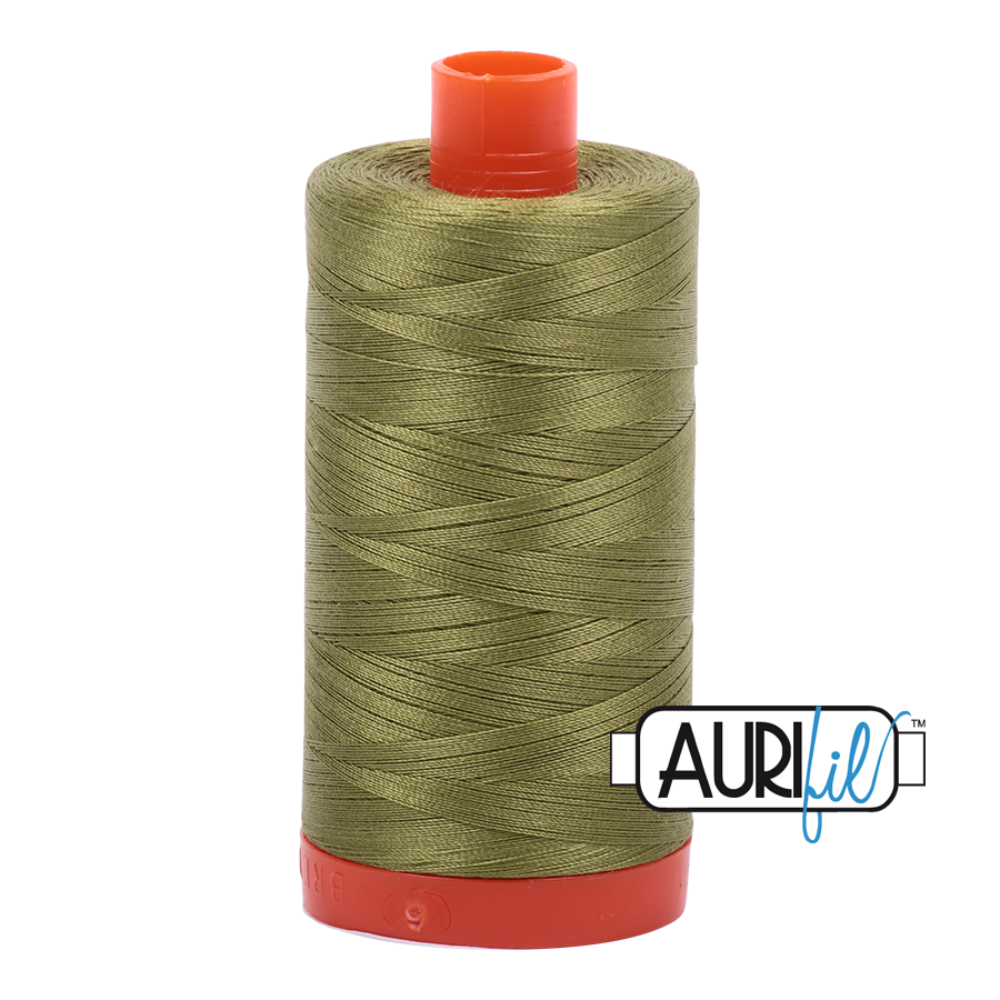 5016 OLIVE GREEN 50 WT MAKO COTTON LARGE SPOOL | 1300 MT.