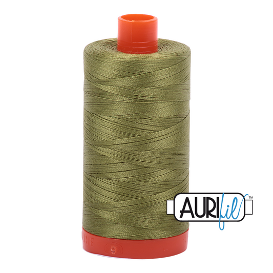 5016 OLIVE GREEN 50 WT MAKO COTTON LARGE SPOOL | 1300 MT.