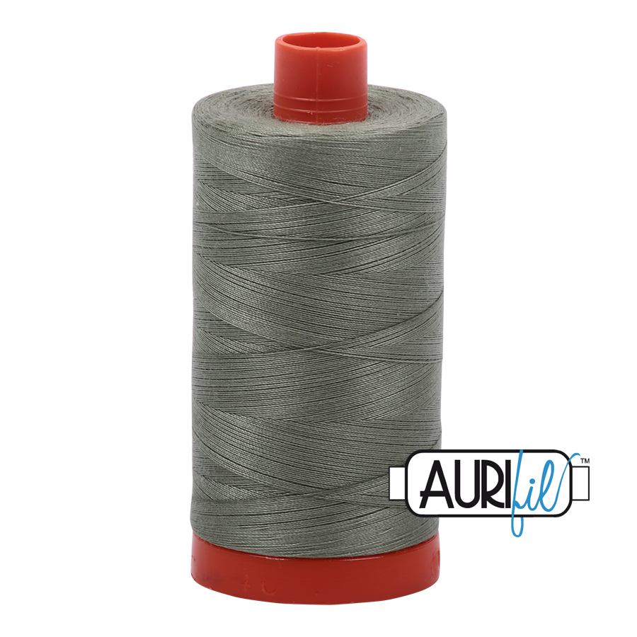 5019 MILITARY GREEN 50 WT MAKO COTTON LARGE SPOOL | 1300 MT.