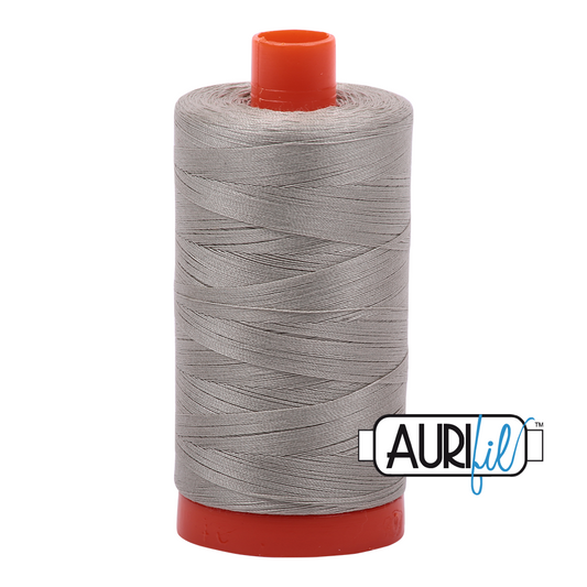 5021 LIGHT GREY 50 WT MAKO COTTON LARGE SPOOL | 1300 MT.