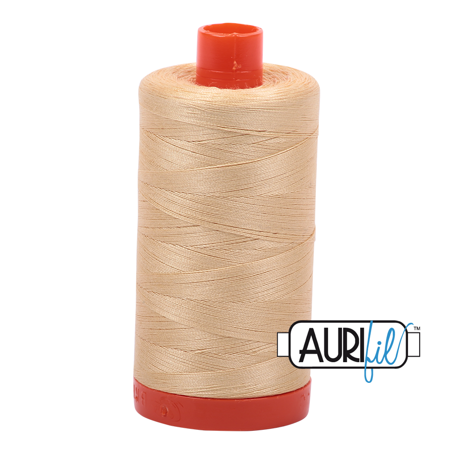 6001 LIGHT CARAMEL 50 WT MAKO COTTON LARGE SPOOL | 1300 MT.