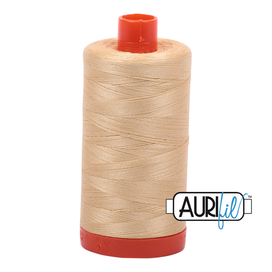 6001 LIGHT CARAMEL 50 WT MAKO COTTON LARGE SPOOL | 1300 MT.