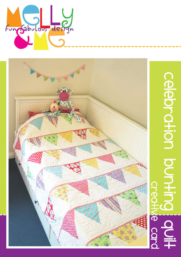 MM707 CELEBRATION BUNTING (CREATIVE CARD) BY MELLY & ME