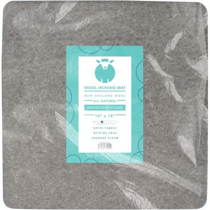 MSSWIM1414 Wool Ironing Mat 14"x 14" by Maywood Studio