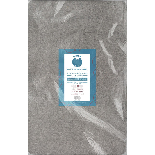MSSWIM1524 Wool Ironing Mat 15" x 24” by Maywood Studio
