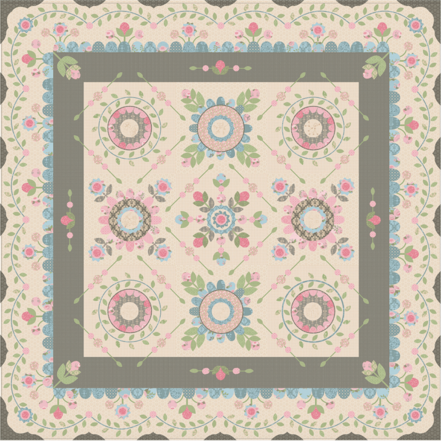 Mary Mary BOM Pattern + Paper Piece Pack - Molly & Mae Collection
