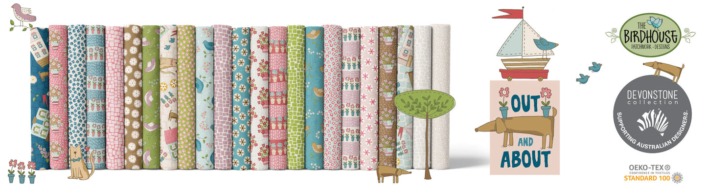DV7780 Out & About 23pcs Fat Quarter Bundle