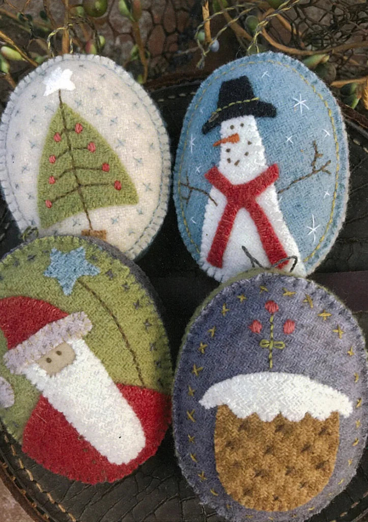 P105 Snowman and Santa Decorations