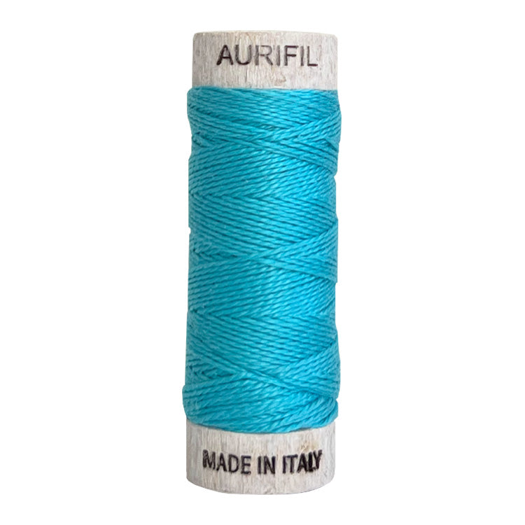 5005 BRIGHT TURQUOISE 8 WT MAKO COTTON SMALL SPOOL | 35 MT