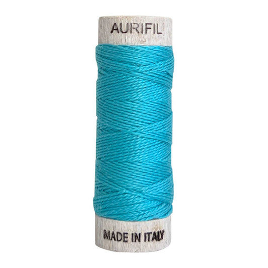 5005 BRIGHT TURQUOISE 8 WT MAKO COTTON SMALL SPOOL | 35 MT