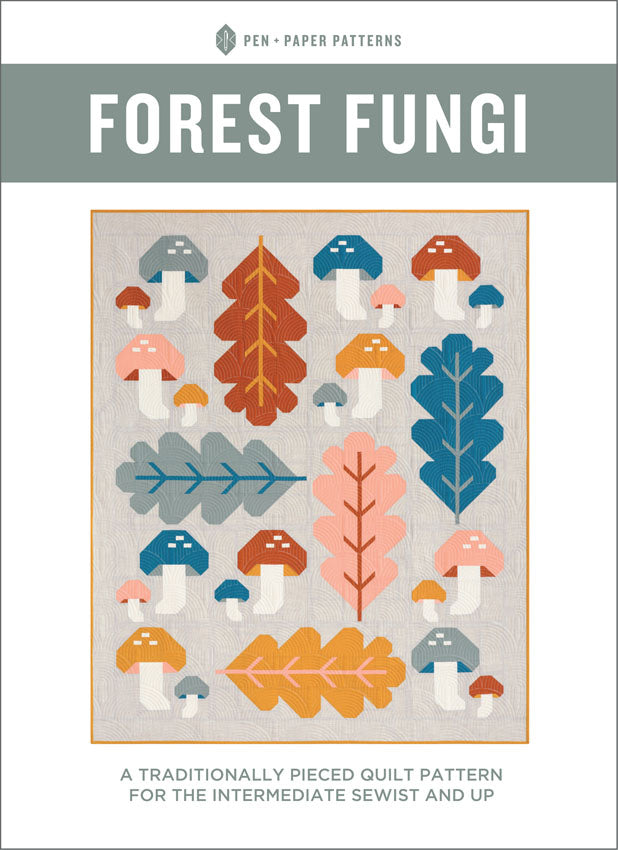 PP015 FOREST FUNGHI QUILT BY PEN + PAPER PATTERNS