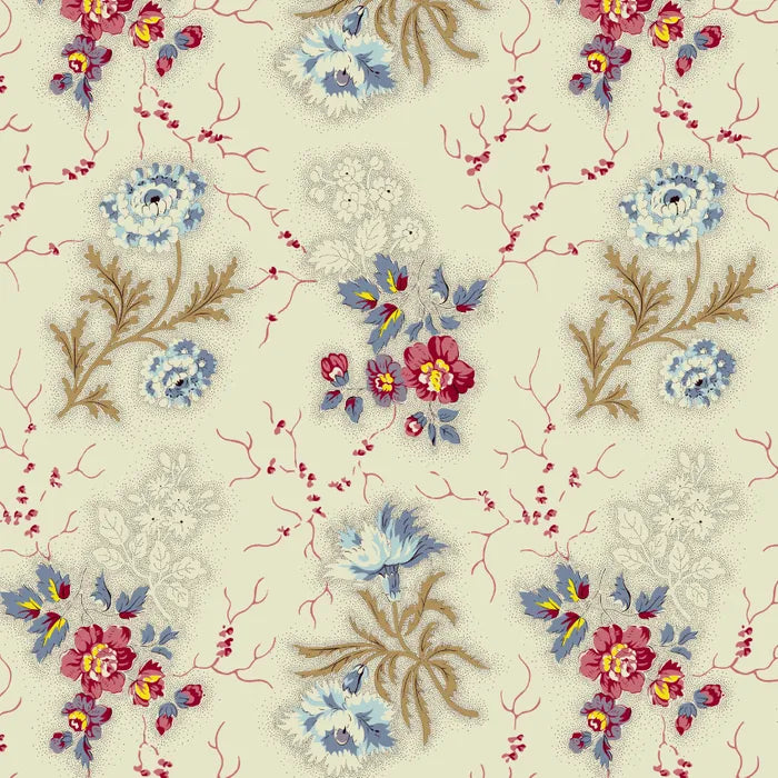 PP2045.GRAY Petra Prins Collection Flowers From The Past