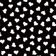 PWAJ006.BLACK Salty Squares Hearts