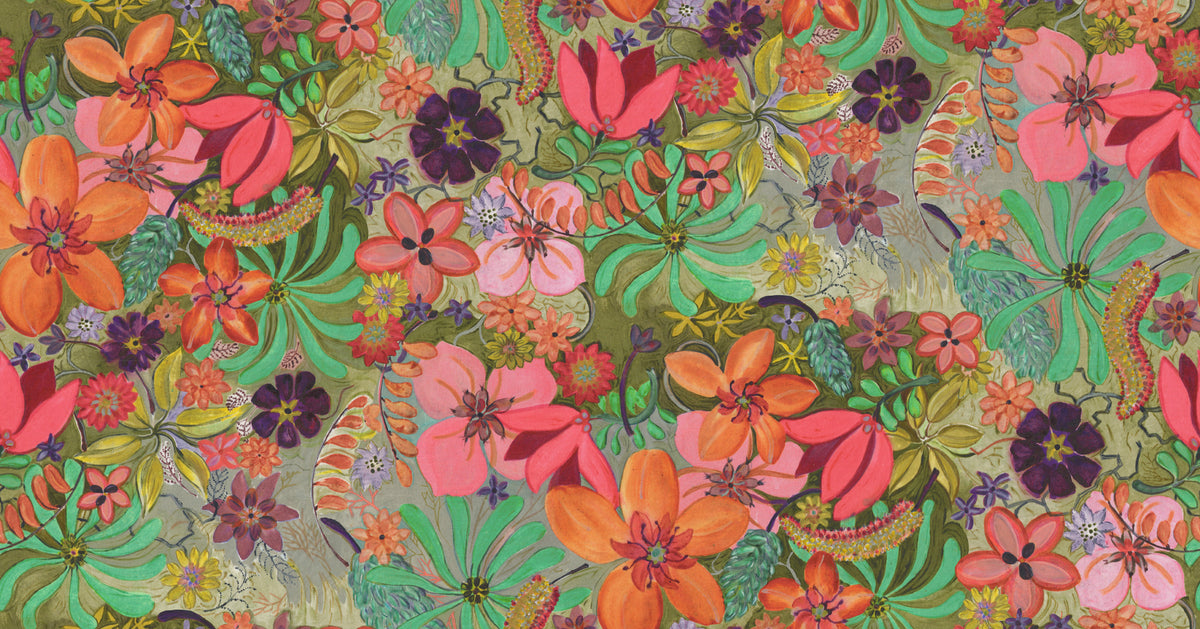 PWDB073.MULTI South Seas Floral Pearls