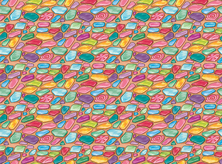 PWMY094.PINK Gingerbread Love Candy Cobblestones