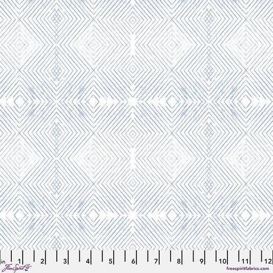 PWSE072.POWDER Stamped Blueprint Distressed Diamonds