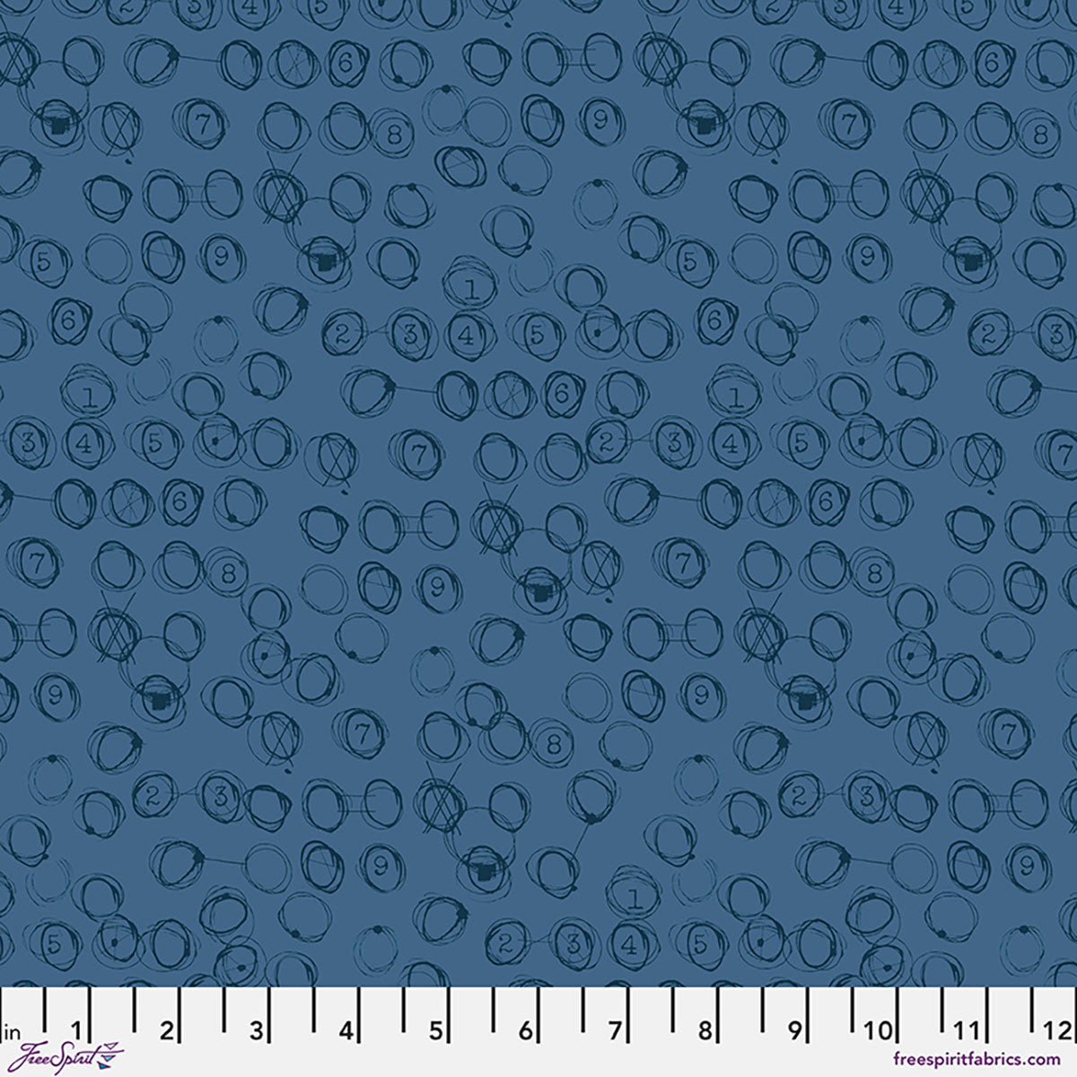 PWSE080.INK Stamped Blueprint Atomic Numbers