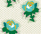 PWSF004.TURQUOISE Memory Lane Rosebud