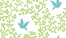 PWSF009.WHITE Old Quilts, New Life Bluebird of Happiness