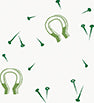 PWSF016.GREEN Old Quilts, New Life The Lucky Print