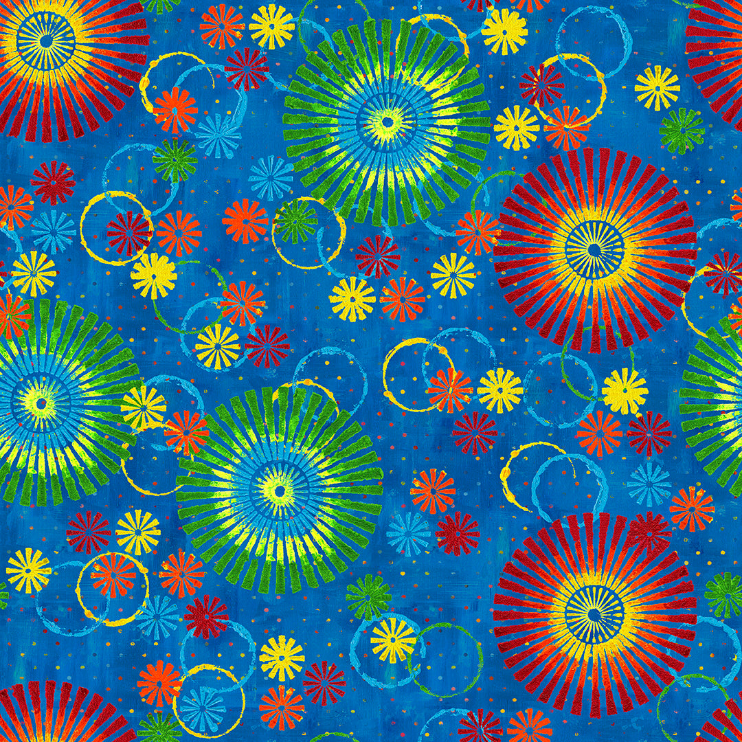 PWSP135.BLUE Cottage Charm Doodles