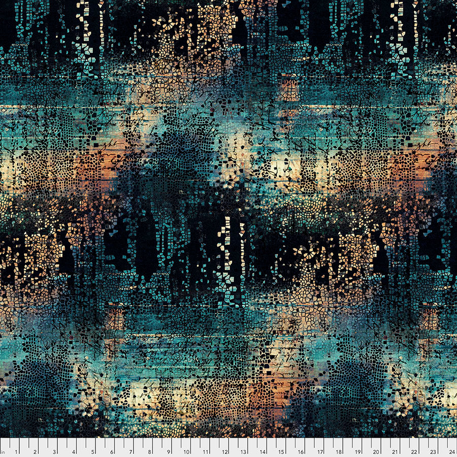 PWTH130.INDIGO Abandoned Fractured Mosaic