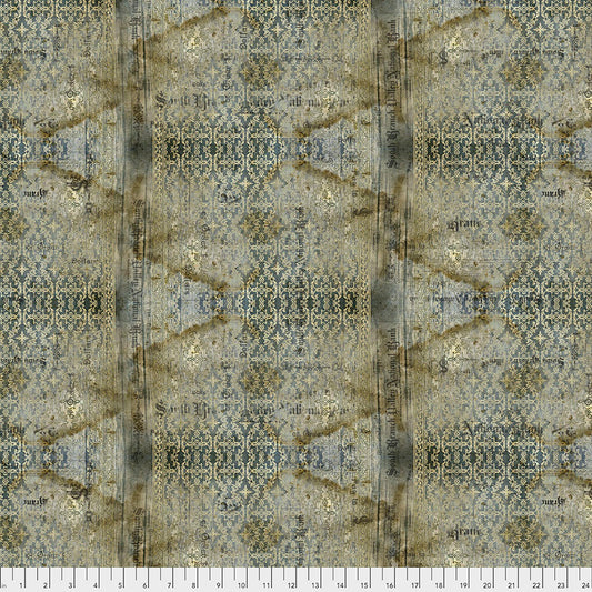 PWTH133.NEUTRAL Abandoned Stained Damask