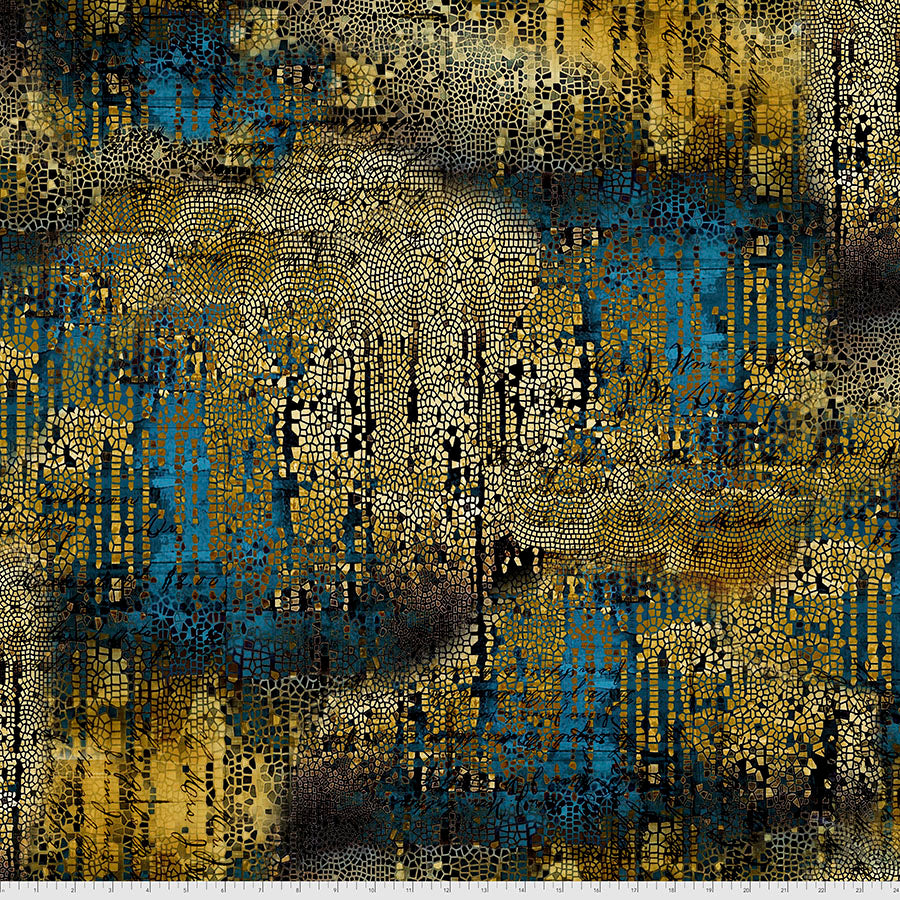 PWTH140.GOLD Abandoned Gilded Mosaic